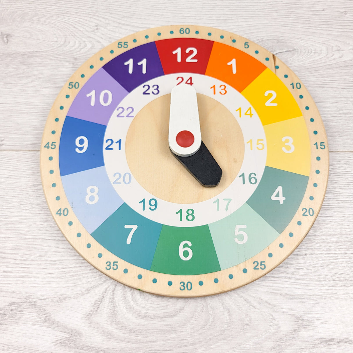 IKEA wooden clock toy (sorry, no shipping)