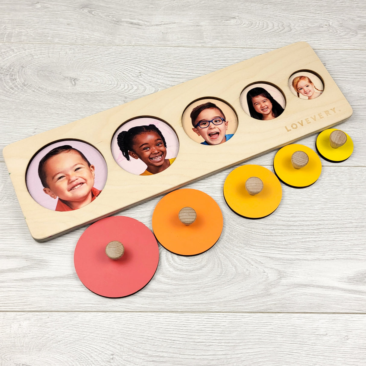 Lovevery wooden "Friends" puzzle (sorry, no shipping)