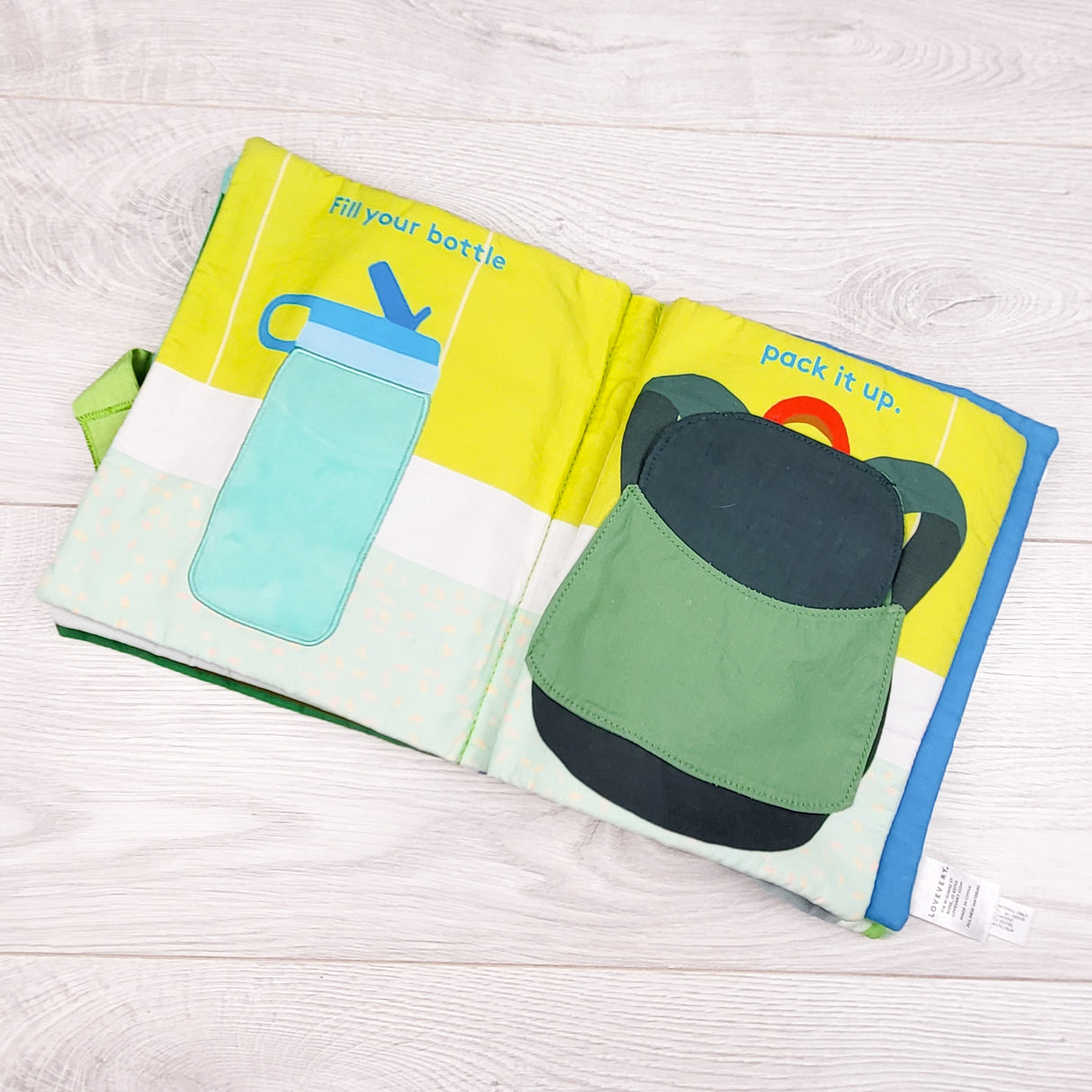 Lovevery cloth sensory book "Plant a Seed, Watch It Grow"