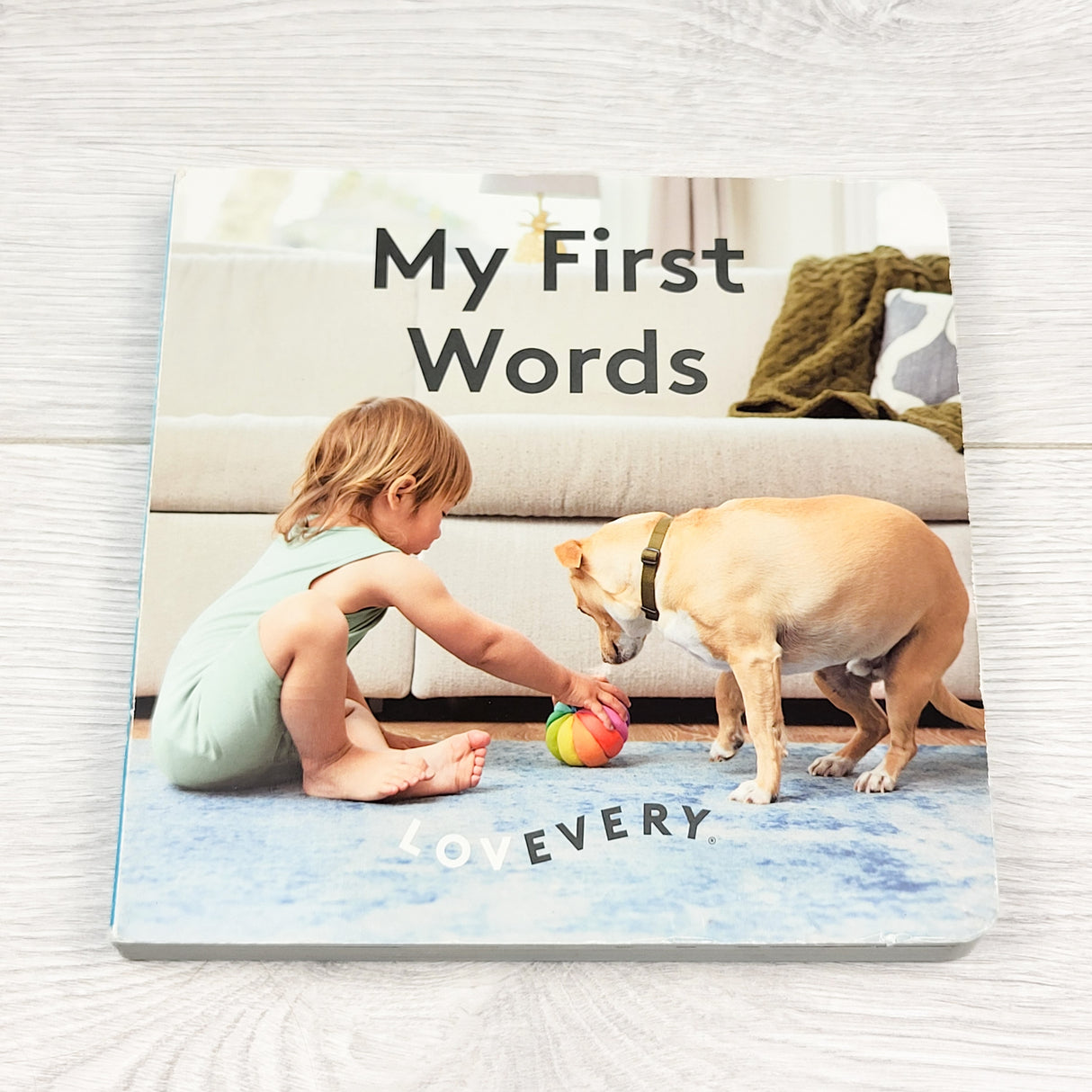 My First Words. Lovevery board book