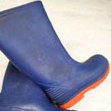 Blue rain boots. Size 12 (sorry, no shipping)