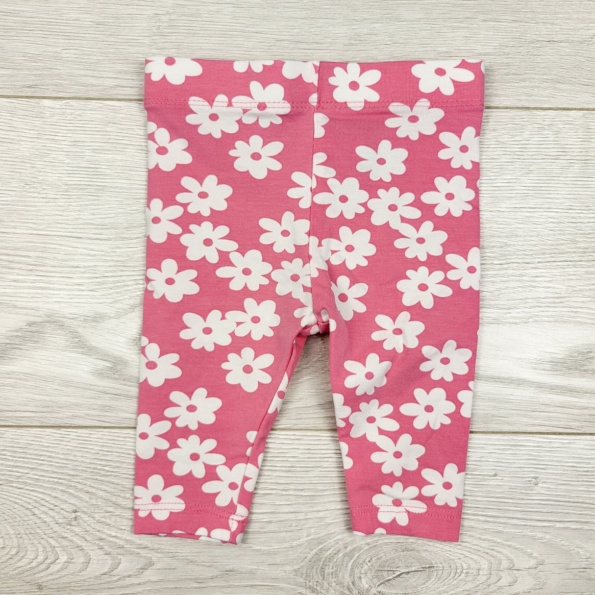 Joe pink floral print leggings. Size 0-3 months