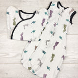 Nest Design sleep sack with removable swaddle wings. Size 0-3 months - AS IS
