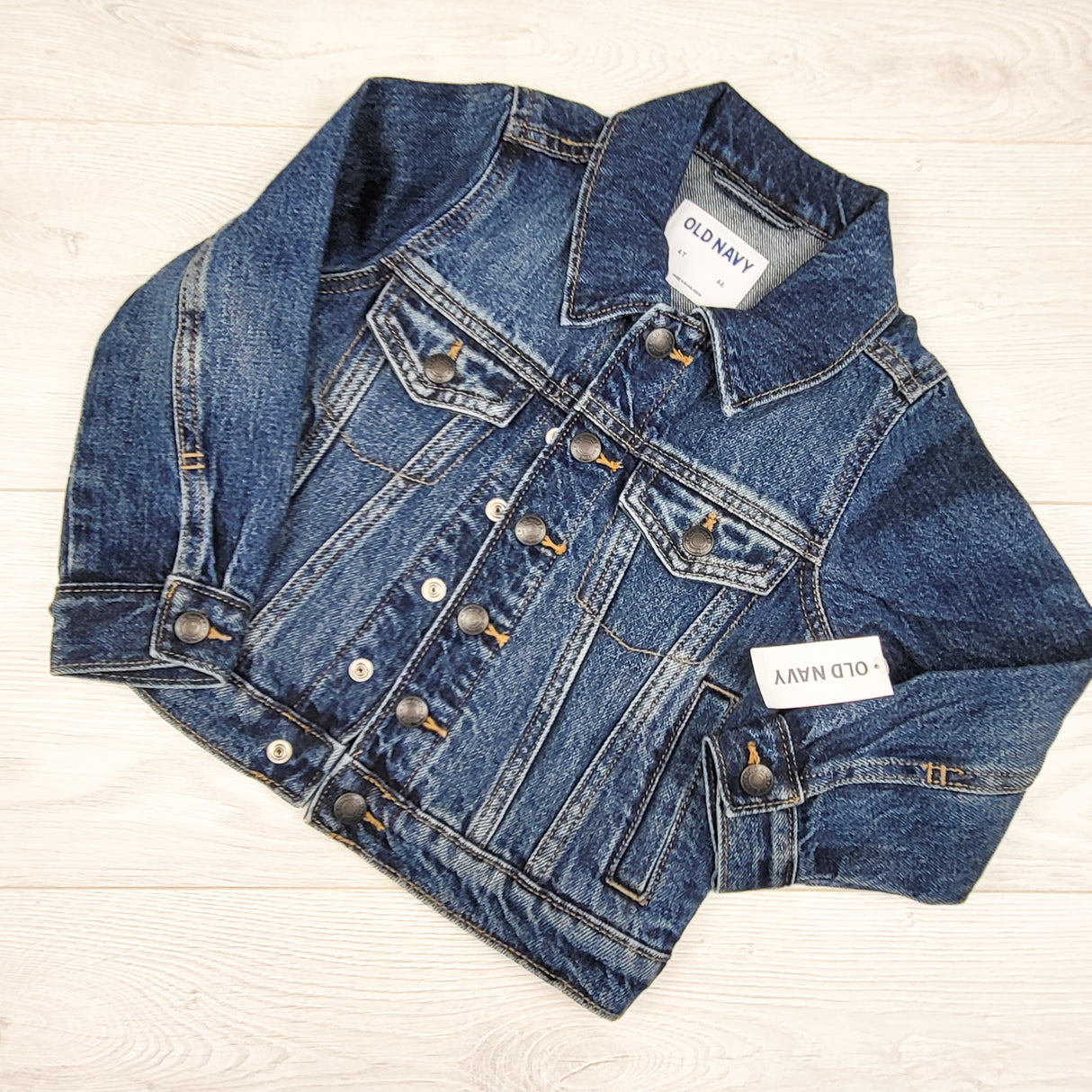 NEW - Old Navy denim jacket. Size 4T
