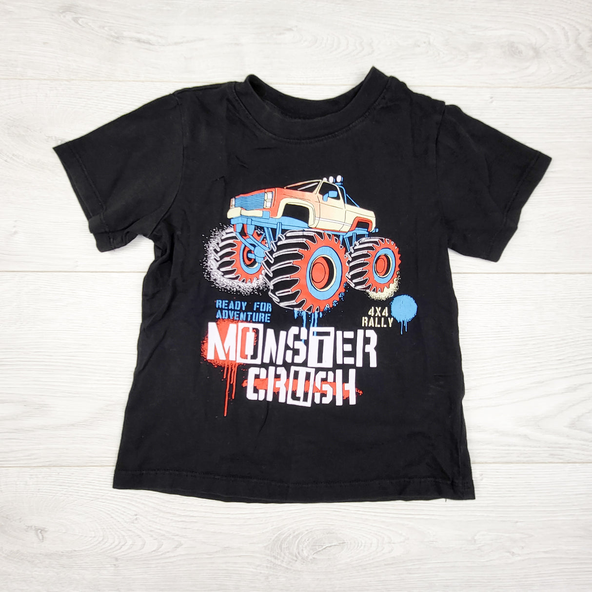 Maximus black "Monster Crush" t-shirt. Size 5T