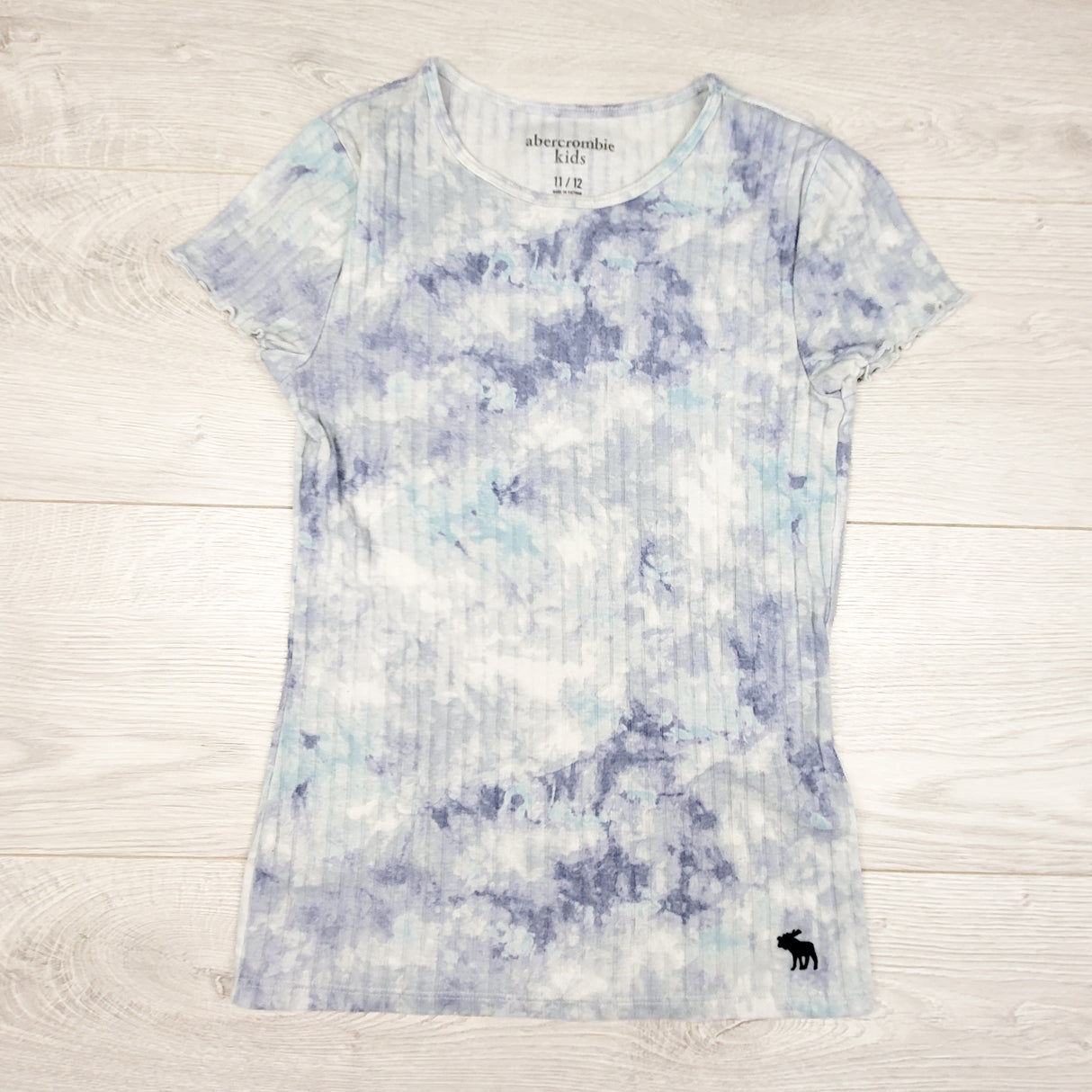 Abercrombie Kids tie tye ribbed t-shirt. Size 11/12