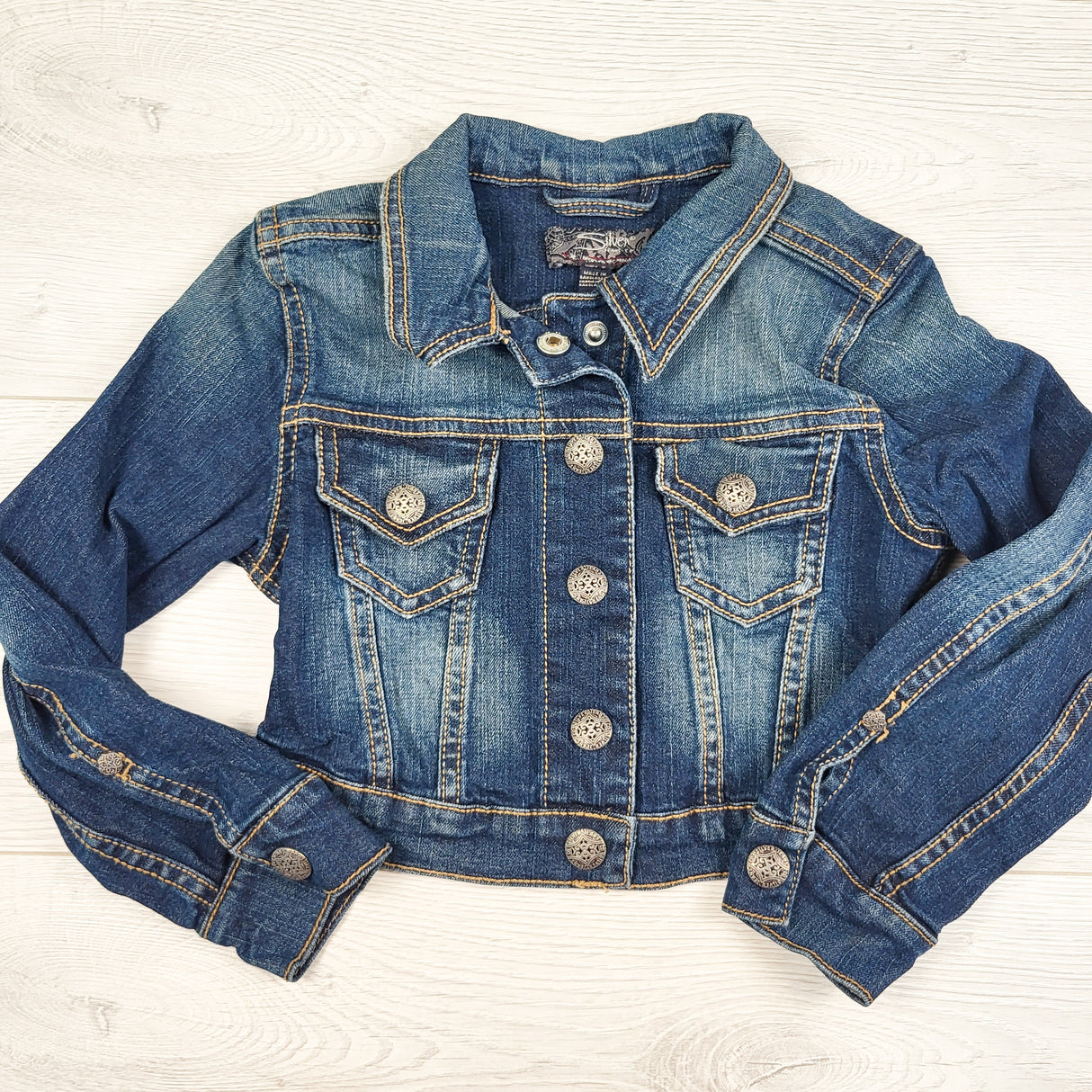 Silver Jeans denim jacket. Size 5T