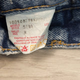 Vintage 1980s Fiction acid wash jeans. Size 3T