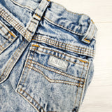 Vintage 1980s Fiction acid wash jeans. Size 3T