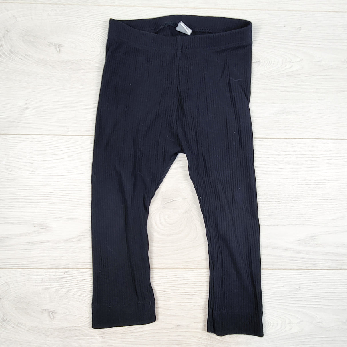 Old Navy navy ribbed leggings. Size 18-24 months