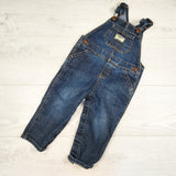 Oshkosh denim overalls with sparkles. Size 24 months