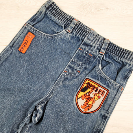 Vintage Y2K era Disney Tigger denim pants. Size 12-18 months