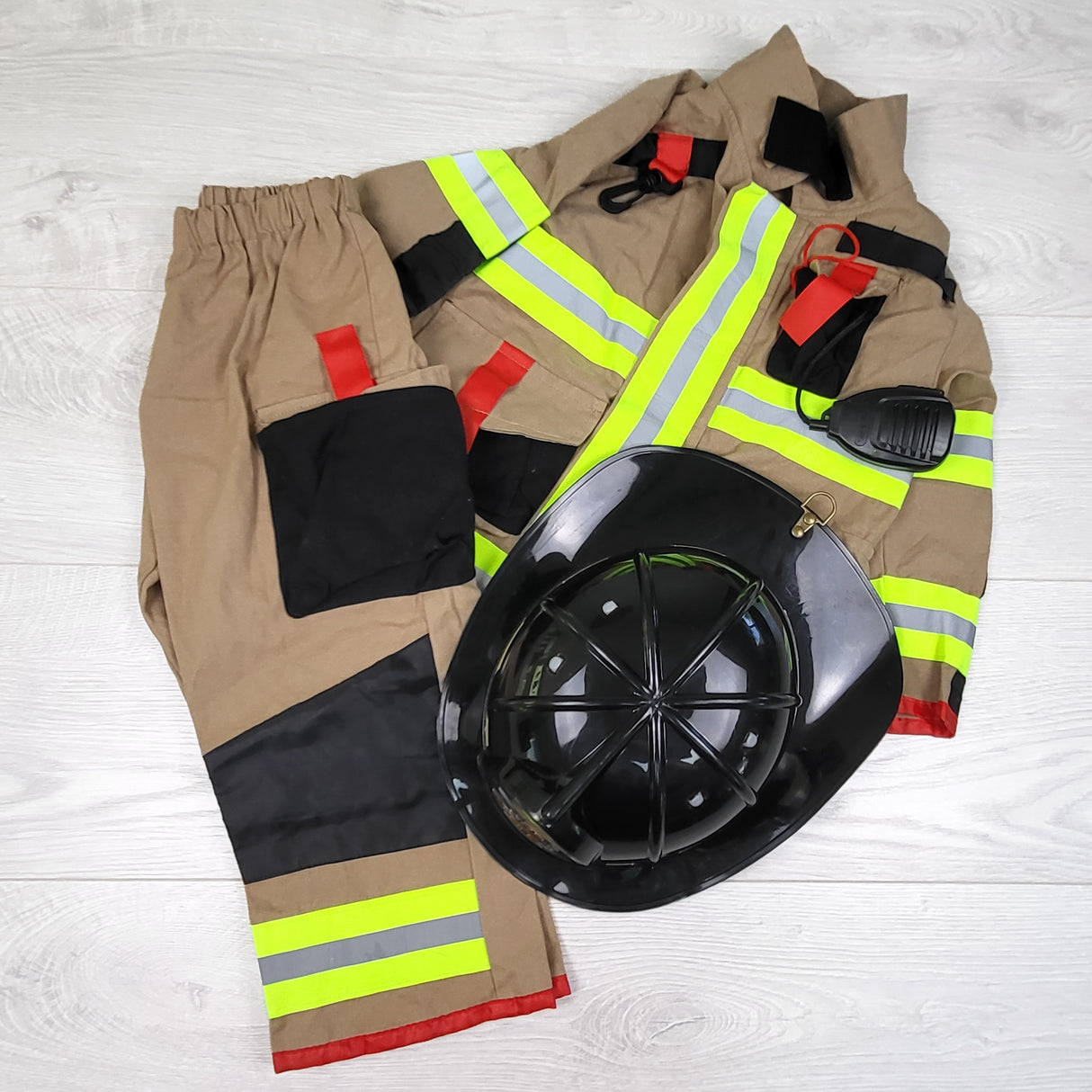 Teetot and Co. 3pc firefighter costume. Size 3/4T (sorry, no shipping)