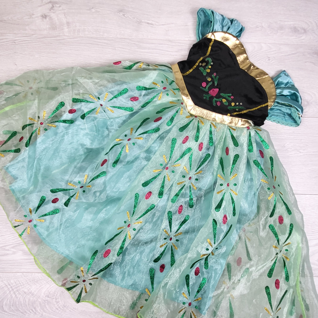 Frozen inspired Anna dress. Size 3/4T