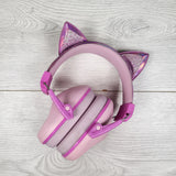Cat ear noise cancelling headphones