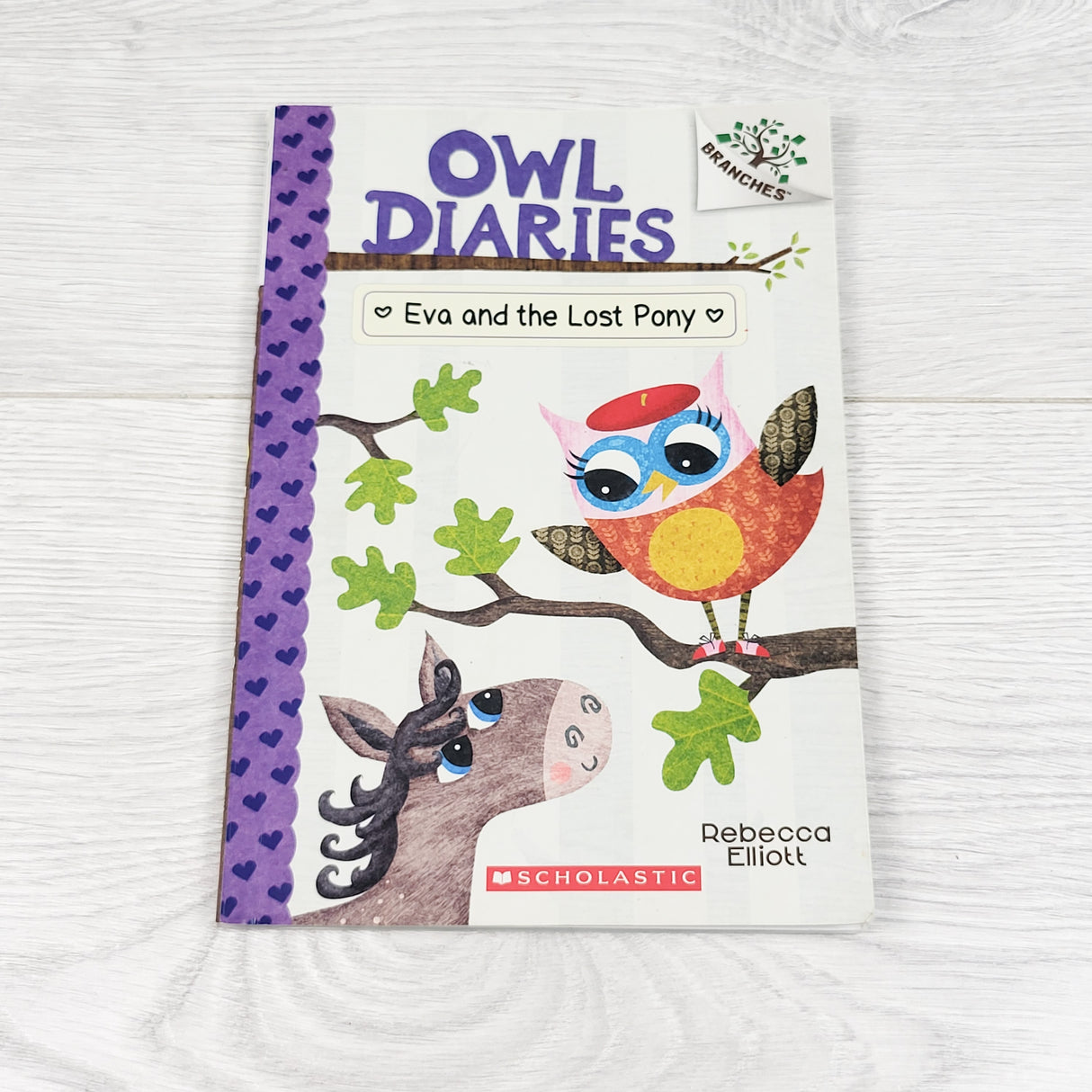 Owl Diaries: Eva and the Lost Pony. Soft cover beginner chapter book