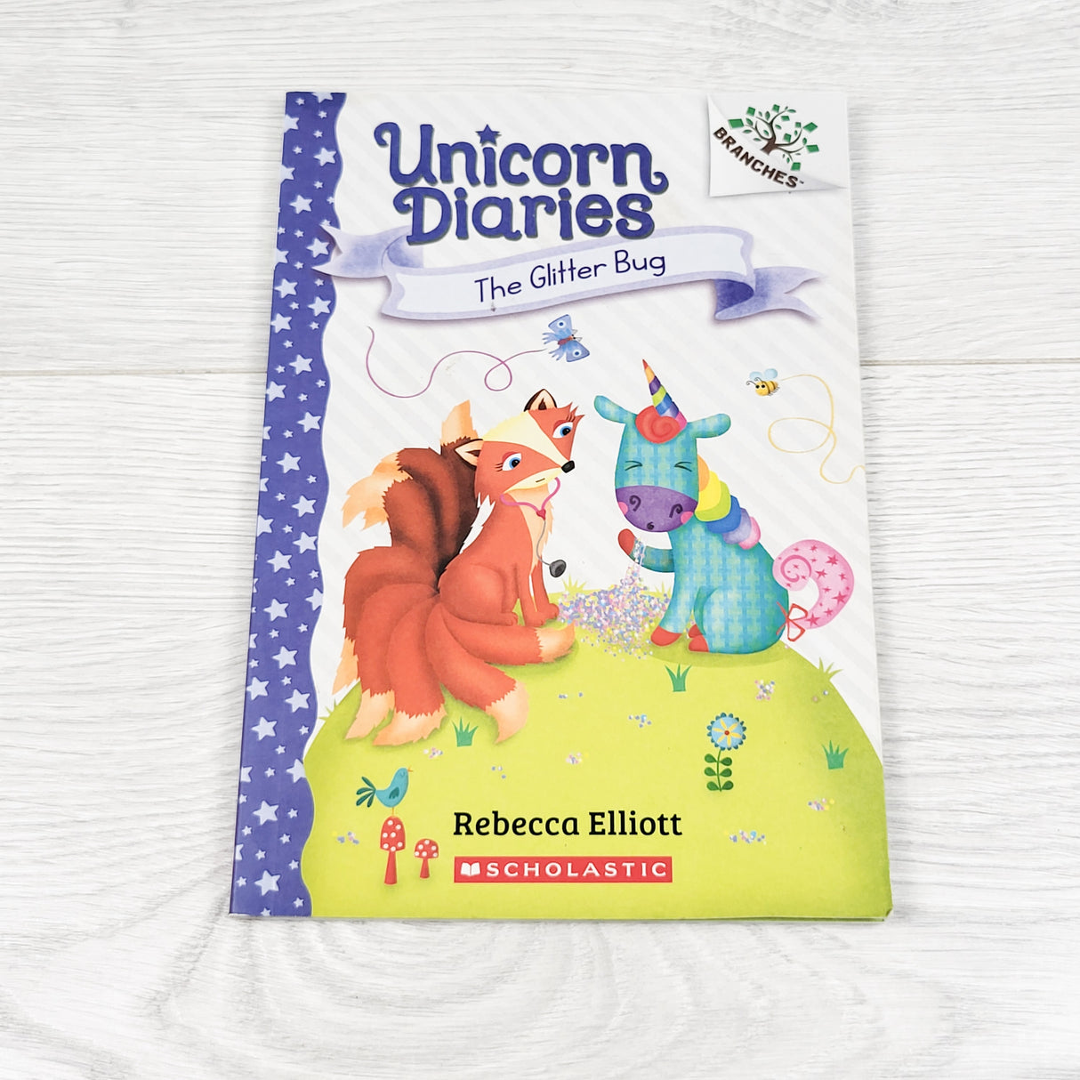 Unicorn Diaries: The Glitter Bug. Soft cover beginner chapter book