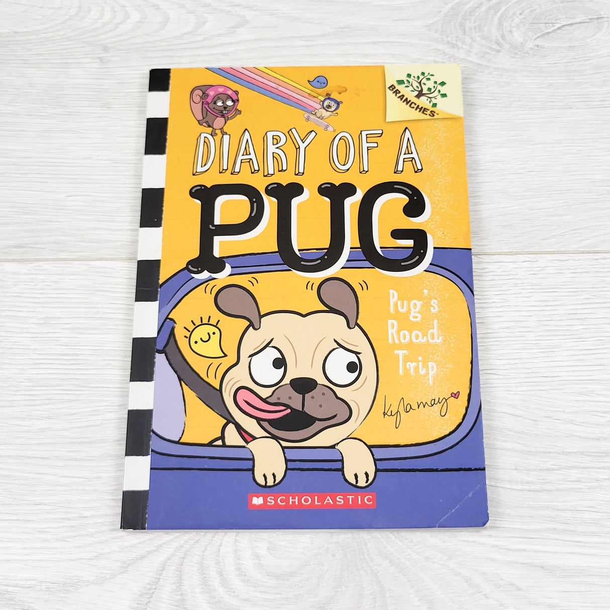 Diary of a Pug: Pug's Road Trip. Soft cover beginner chapter book