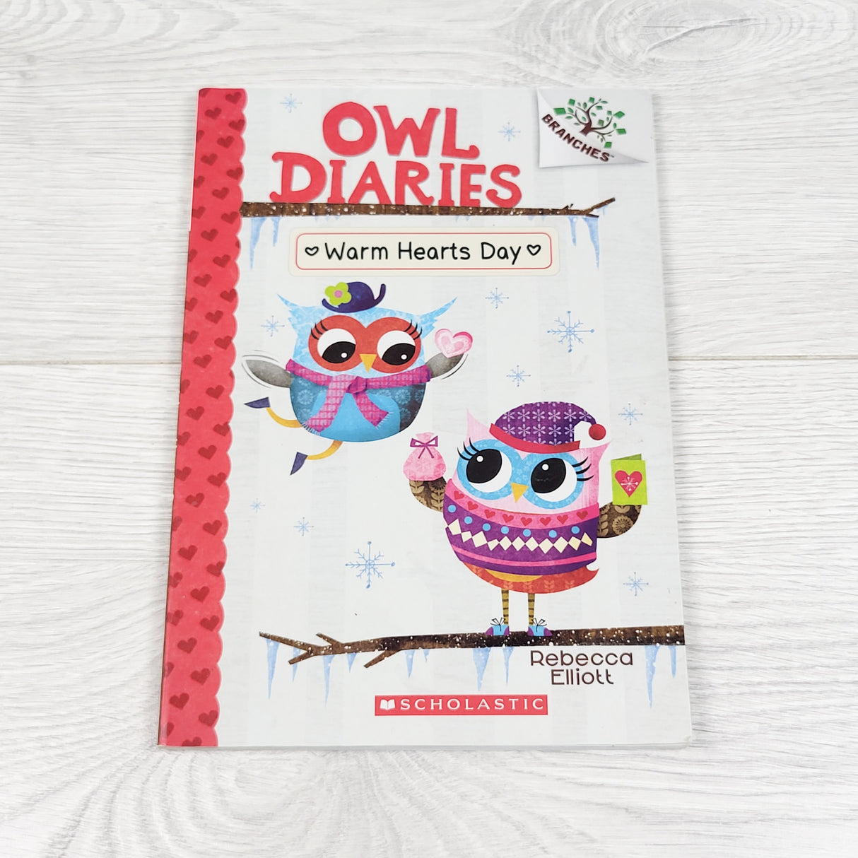 Owl Diaries: Warm Hearts Day. Soft cover beginner chapter book