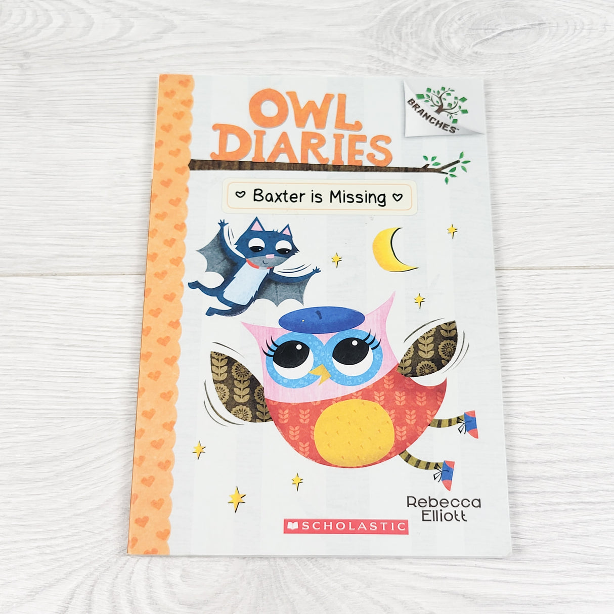 Owl Diaries: Baxter is Missing. Soft cover beginner chapter book