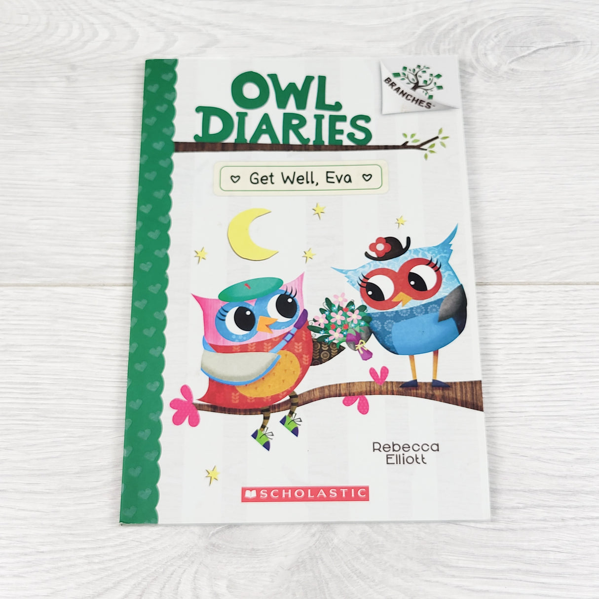 Owl Diaries: Get Well, Eva. Soft cover beginner chapter book