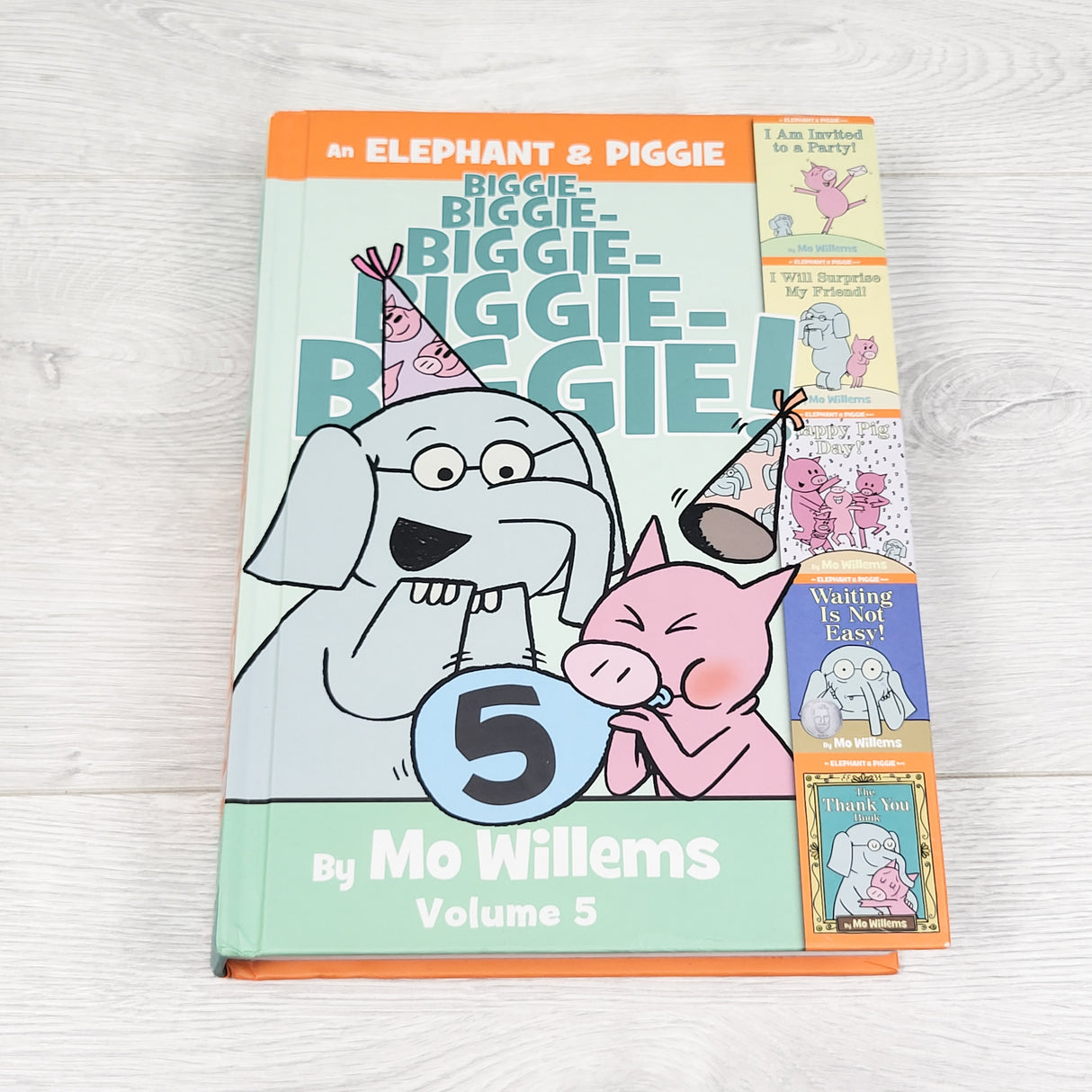 Biggie-Biggie-Bigggie-Biggie-Biggie! Hardcover Elephant and Piggie book with 5 stories (no shipping)