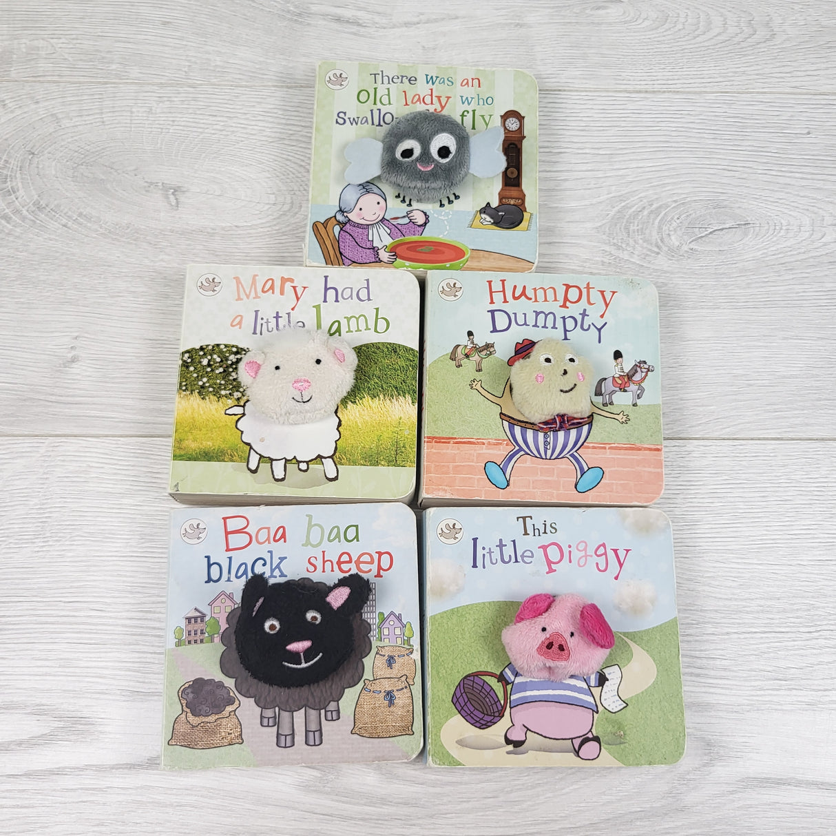 Lot of finger puppet board books (sorry, no shipping)