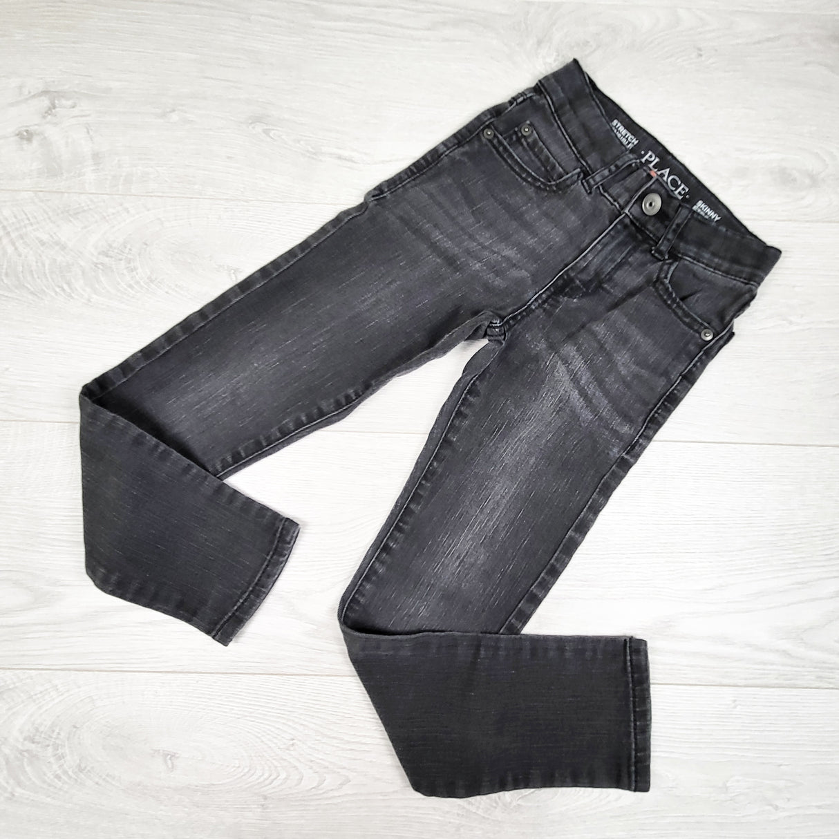 Children's Place grey skinny jeans. Size 6