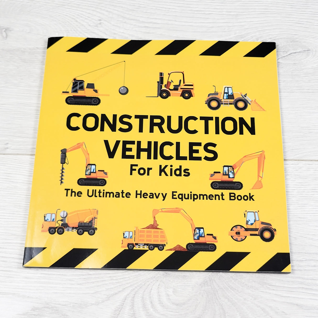 Construction Vehicles For Kids. Soft cover book