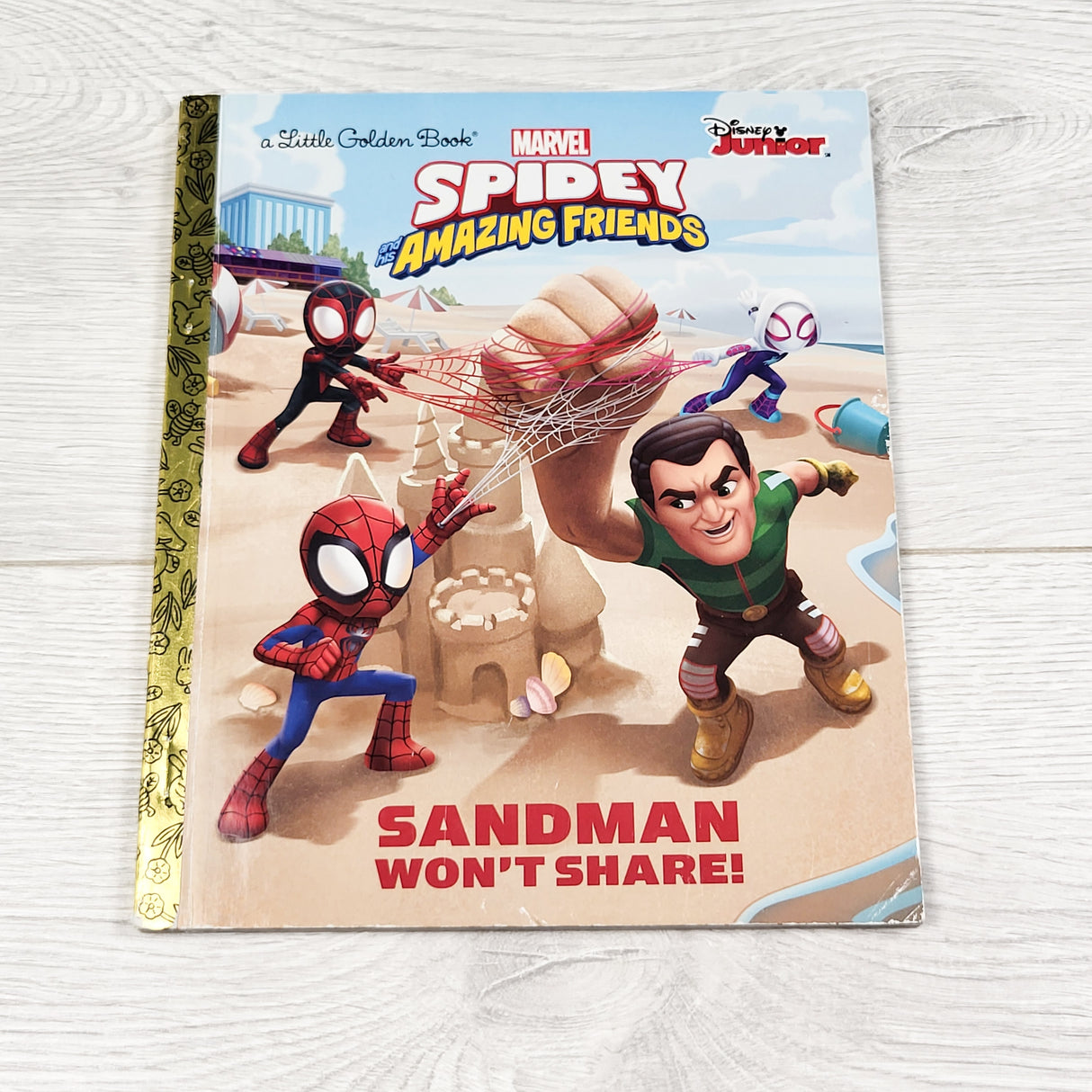 Marvel Golden Book: Sandman Won't Share!