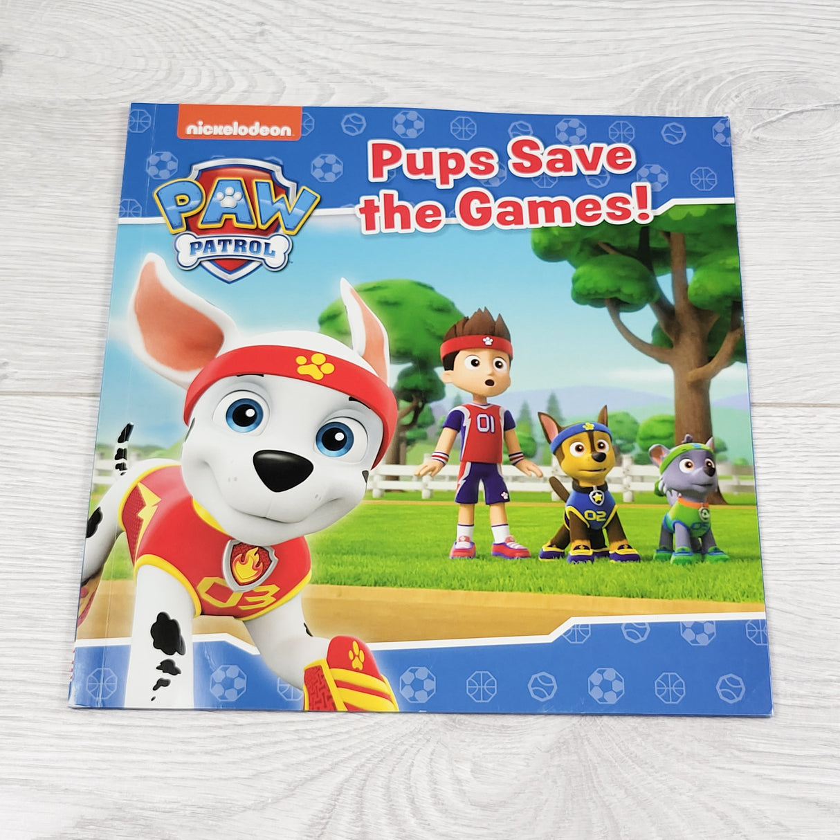 Paw Patrol: Pups Save the Games! Soft cover book