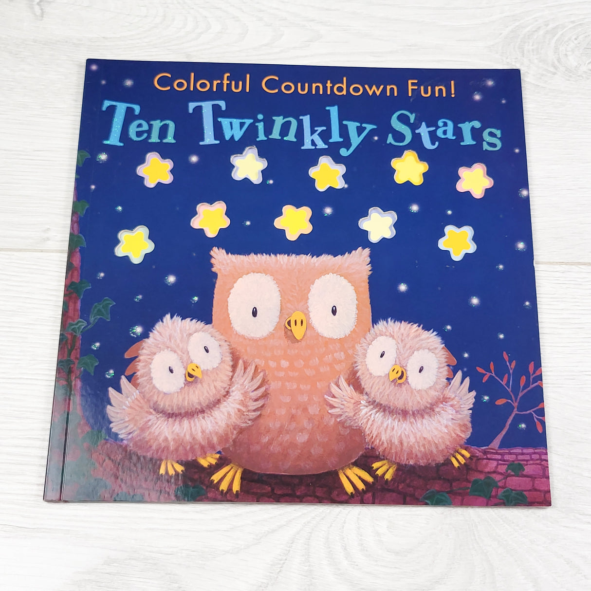 Ten Twinkly Stars. Soft cover book