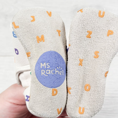 Ms. Rachel soft soled alphabet shoes. Size 0-3 months