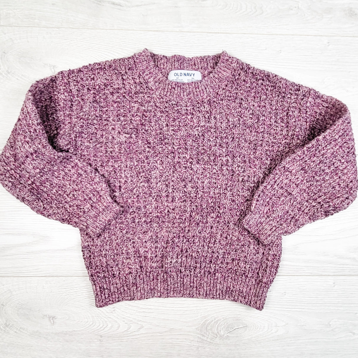 Old Navy purple and pink sweater. Size 4T