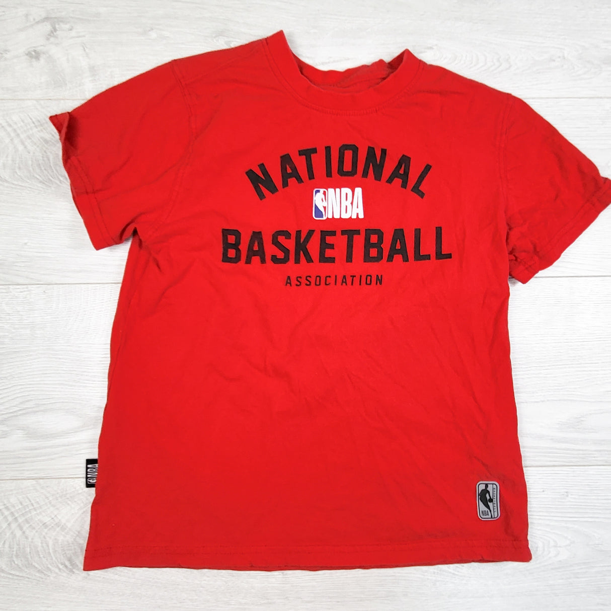 NBA red National Basketball t-shirt. Size 10/12
