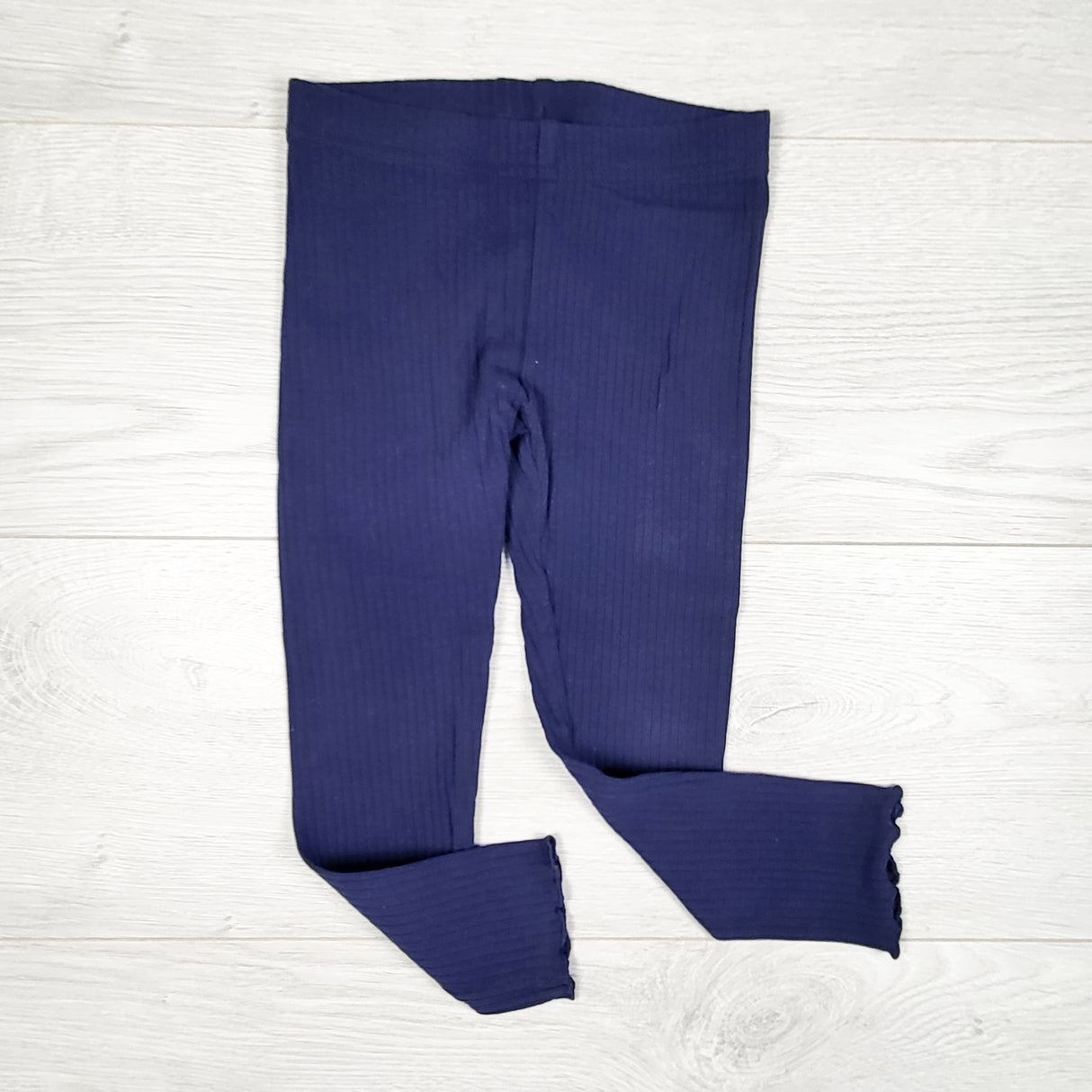 Carters blue ribbed leggings. Size 3T