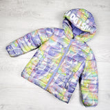 Nike abstract patterned puffer coat. Size 2T - AS IS