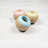 PlanToys Wooden Sensory Tumbling Faces set