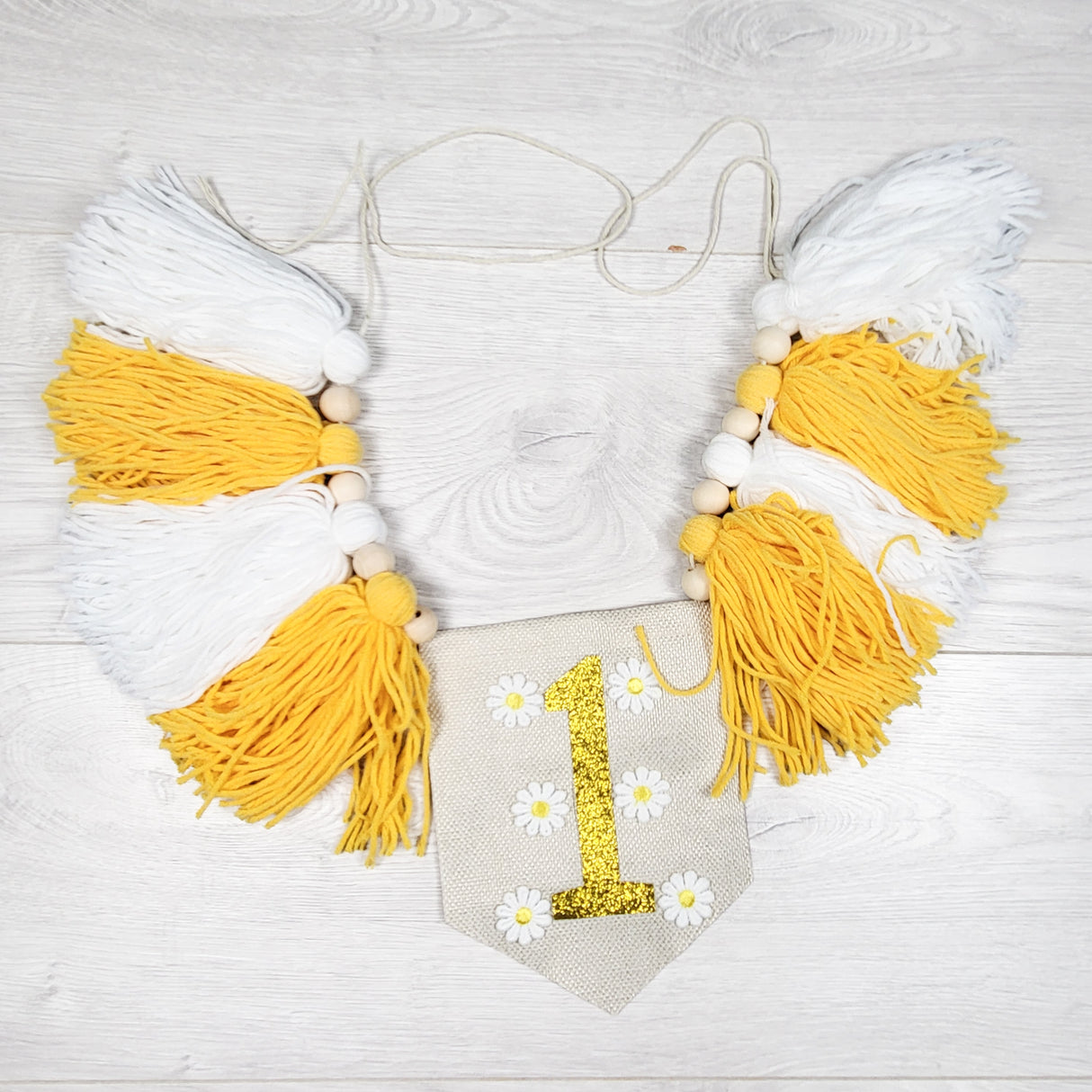 First "Bee-day: Theme First Birthday High Chair Banner