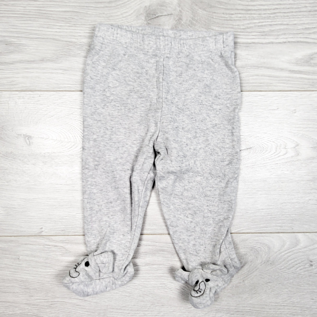 Bundles grey footed pants. Size 0-3 months