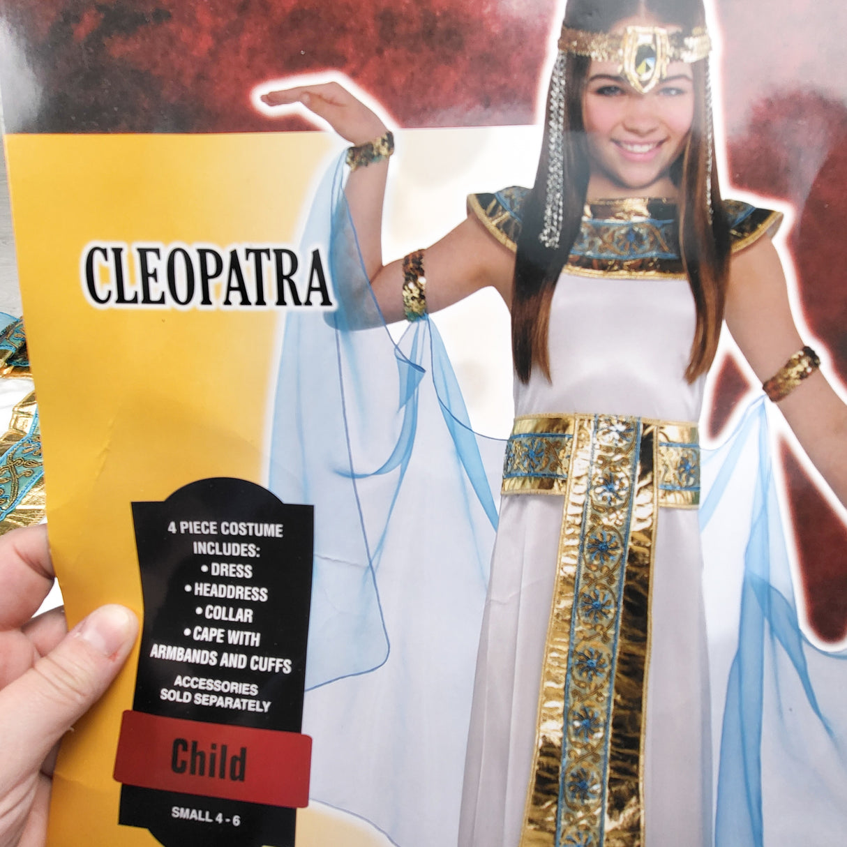 Cleopatra Costume. Size 8-10 Years