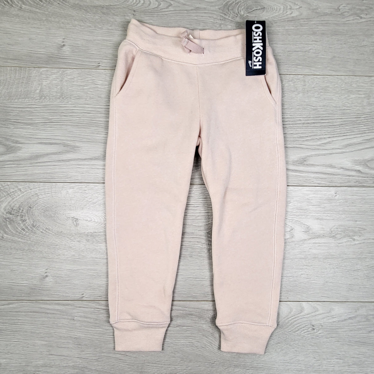NEW - Oshkosh pink fleecy lined joggers. Size 3T
