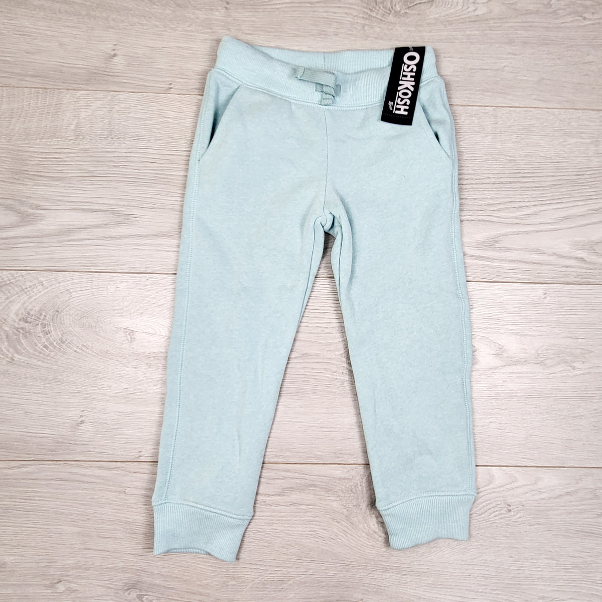 NEW - Oshkosh light blue fleecy lined joggers. Size 3T
