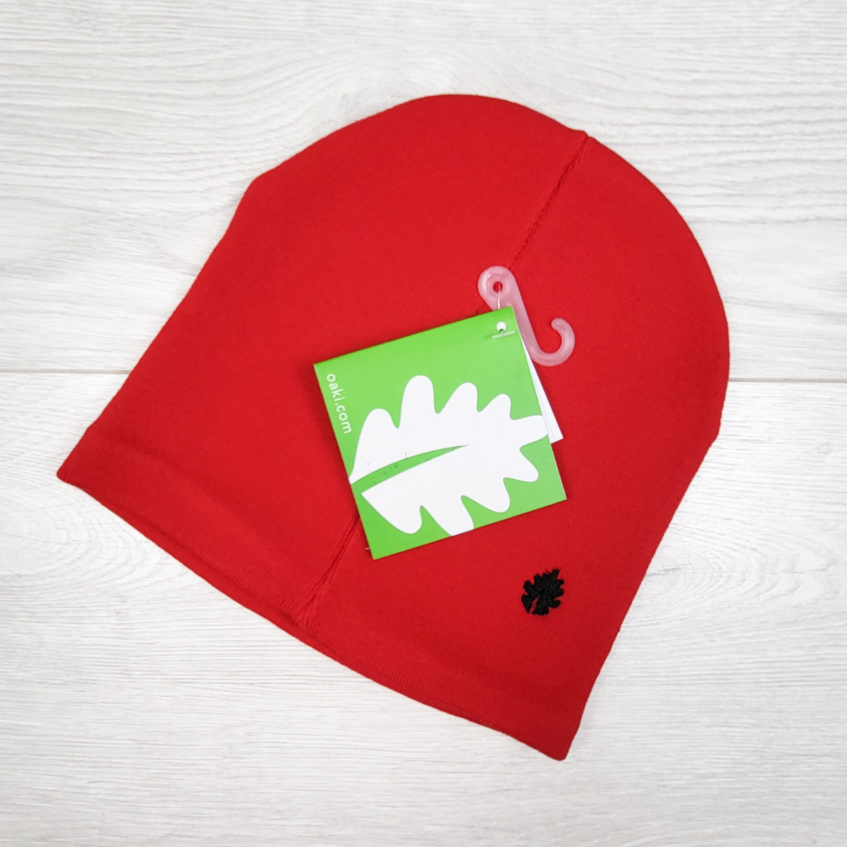 NEW - Oaki red merino wool beanie / toque. One size fits all