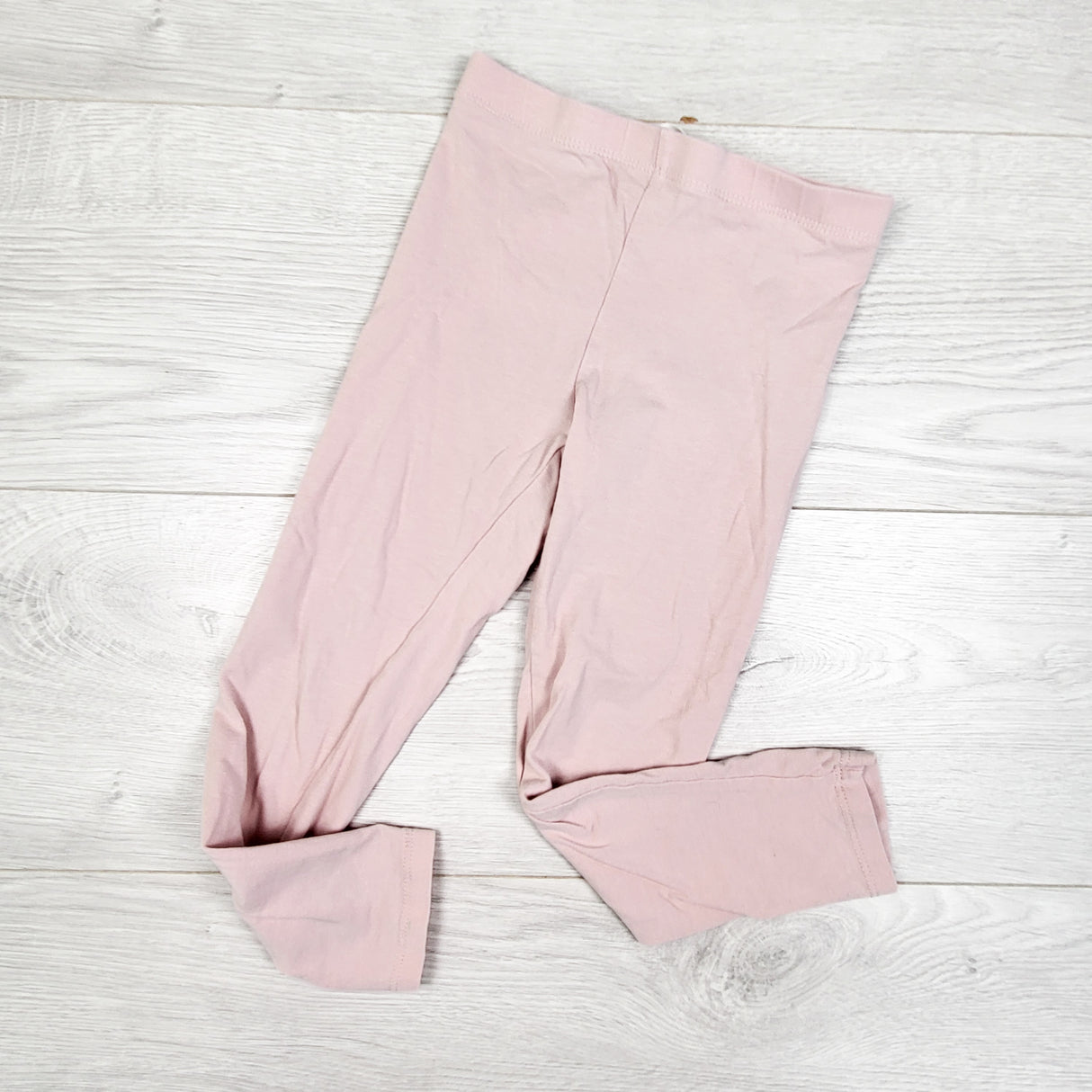 H and M light pink leggings. Size 3/4T