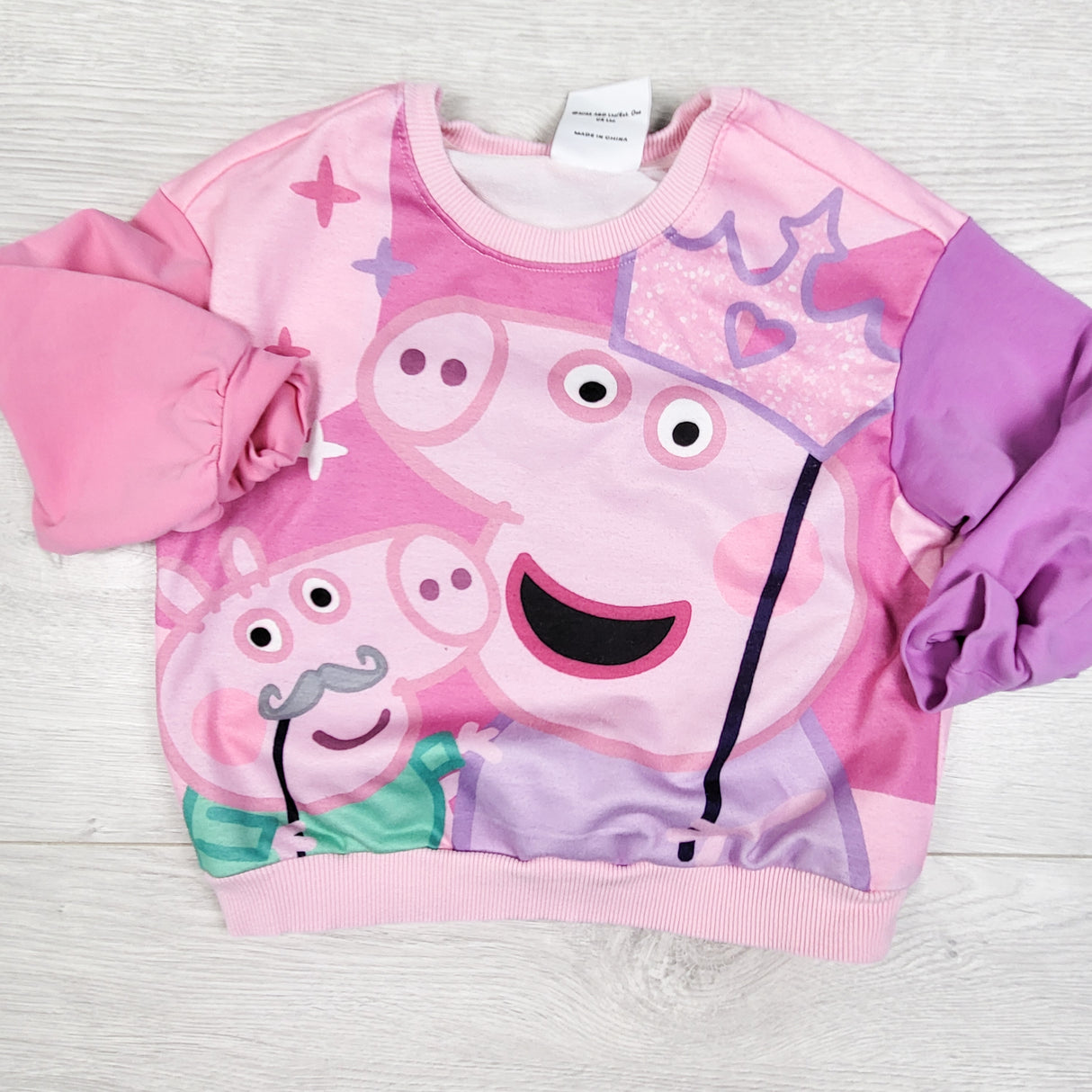 PatPat Peppa Pig pullover. Size 3T