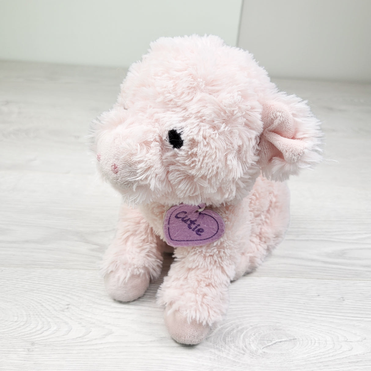 Pink plush pig