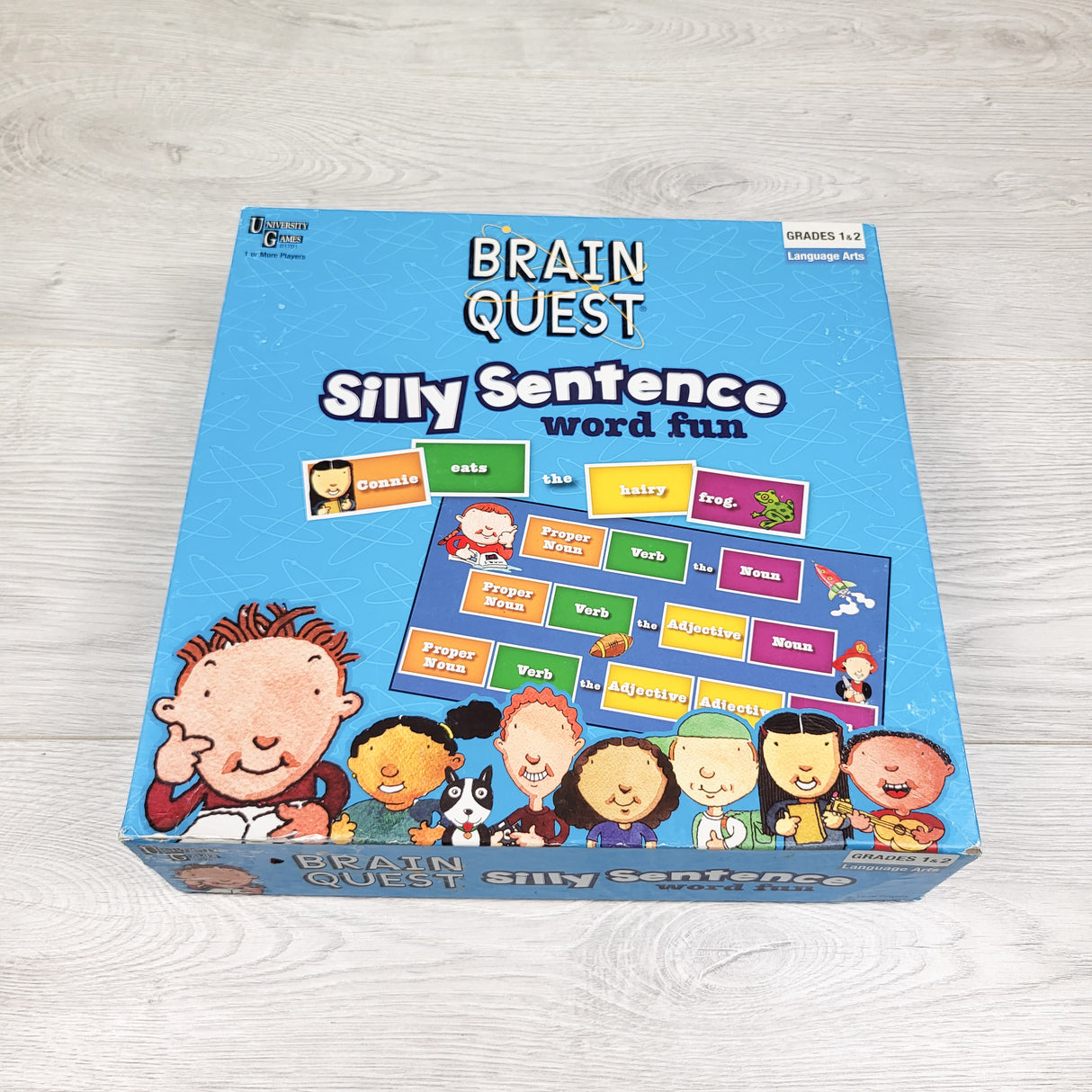 University Games Brain Quest: Silly Sentence Word Fun Board Game (sorry, no shipping)