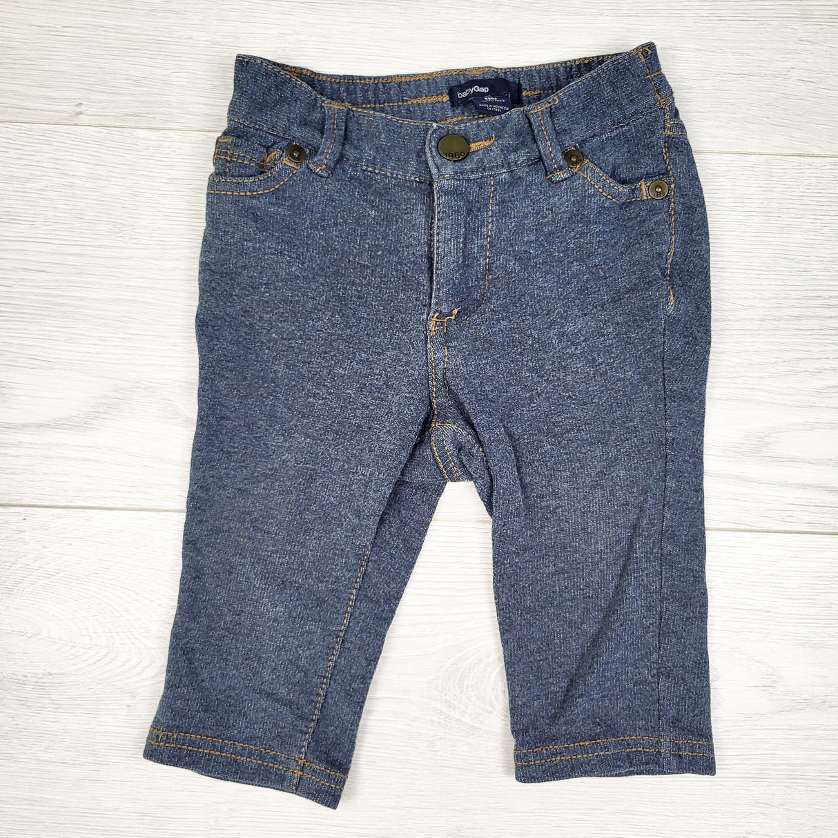 Gap soft denim pants. Size 6-12 months