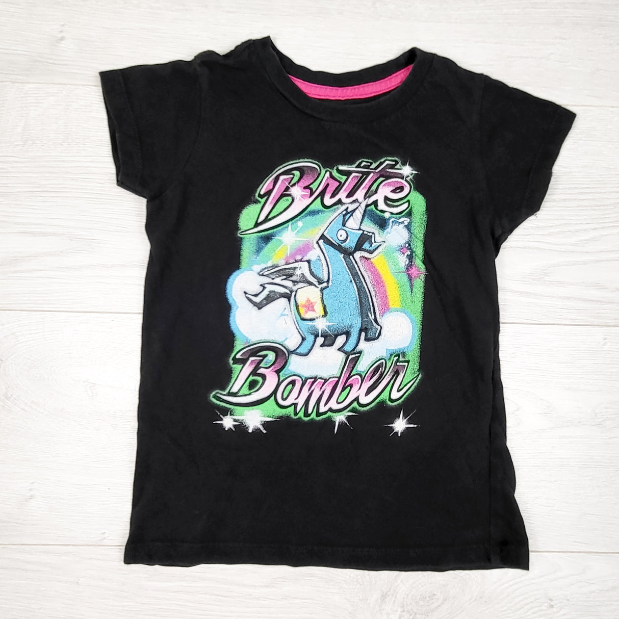 Black Fortnite t-shirt. Size small (6ish)